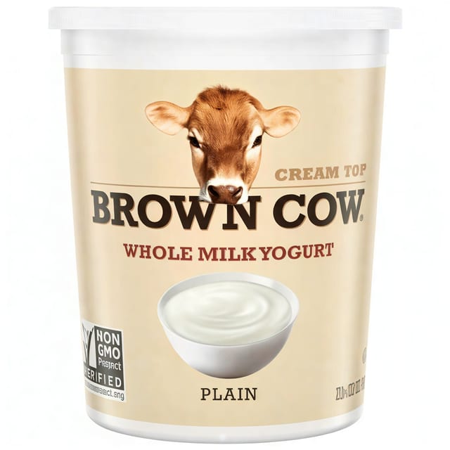 Large Brown Cow.