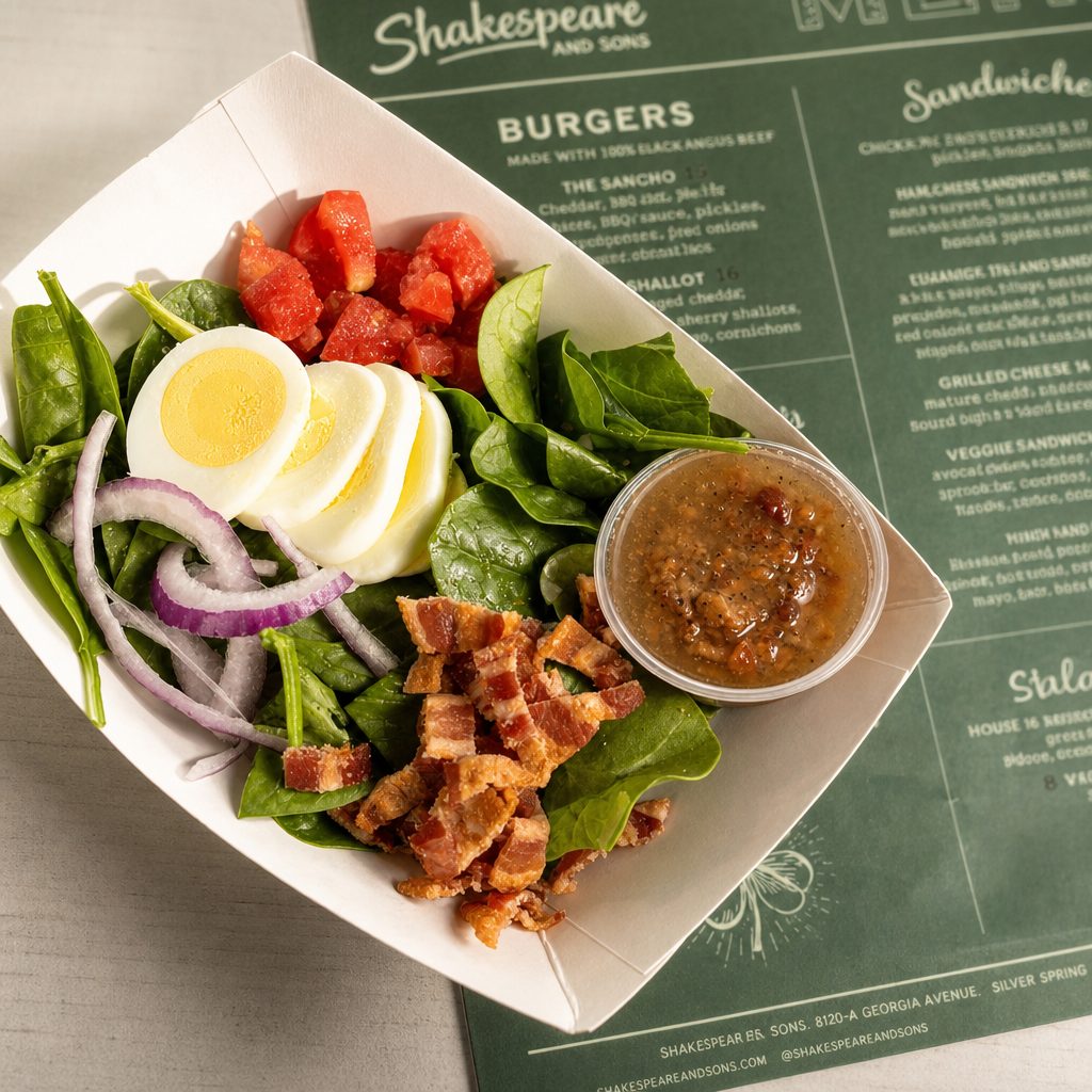 Big Bacon Salad Boxed lunch.