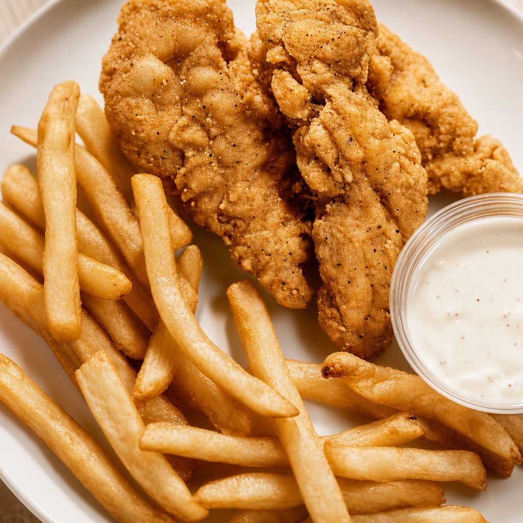 Chicken Strip Basket.